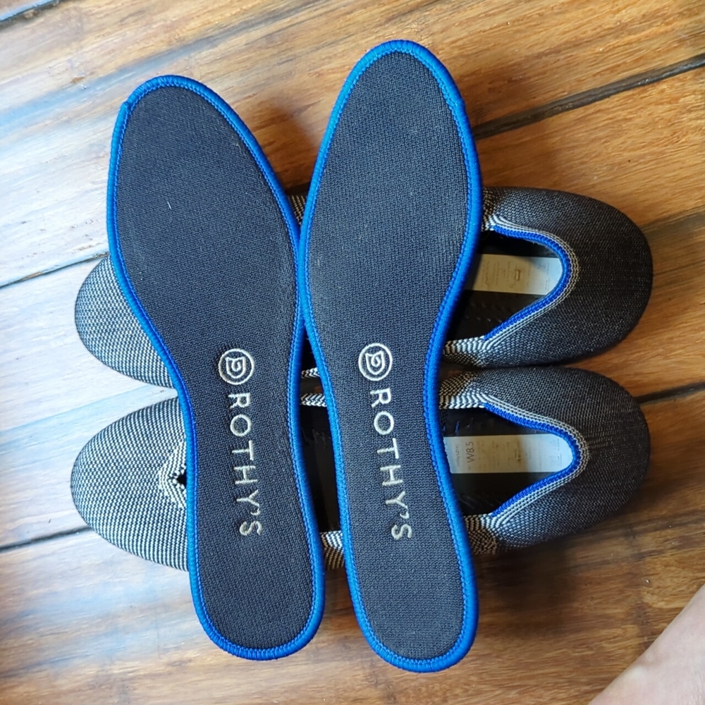 Rothy's | grey birdseye ballet flat - Picture 9 of 10